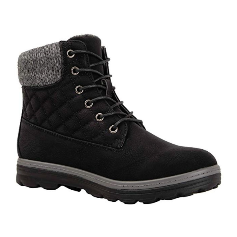 Womens "Mariah" Black Winter Boots - Picture 3 of 7